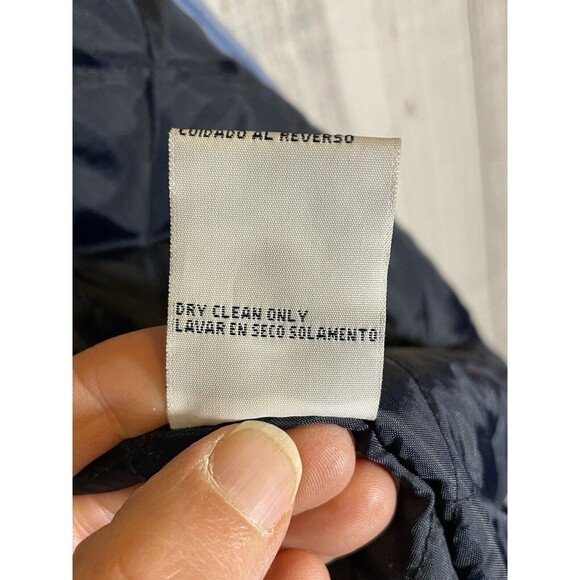 Us Polo Assn Blue Peacoat Wool Blend Hooded Size 10/12 Women’s - Picture 5 of 6